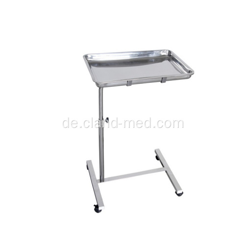 Edelstahl-Quadrat Tray Support Table Use im Krankenhaus